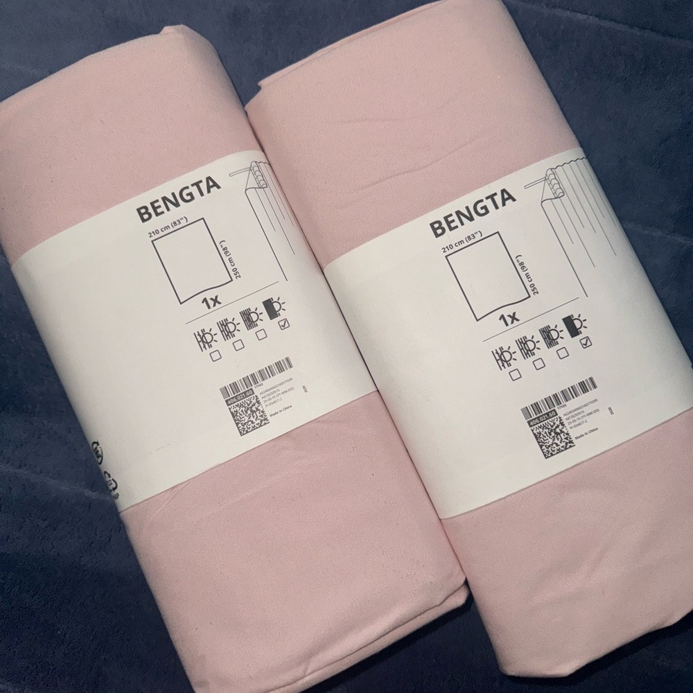 IKEA Bengta Blackout Curtains 🩷 (2) NEW